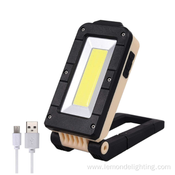 Magnetic Base Rechargeable Folding COB LED Working Light